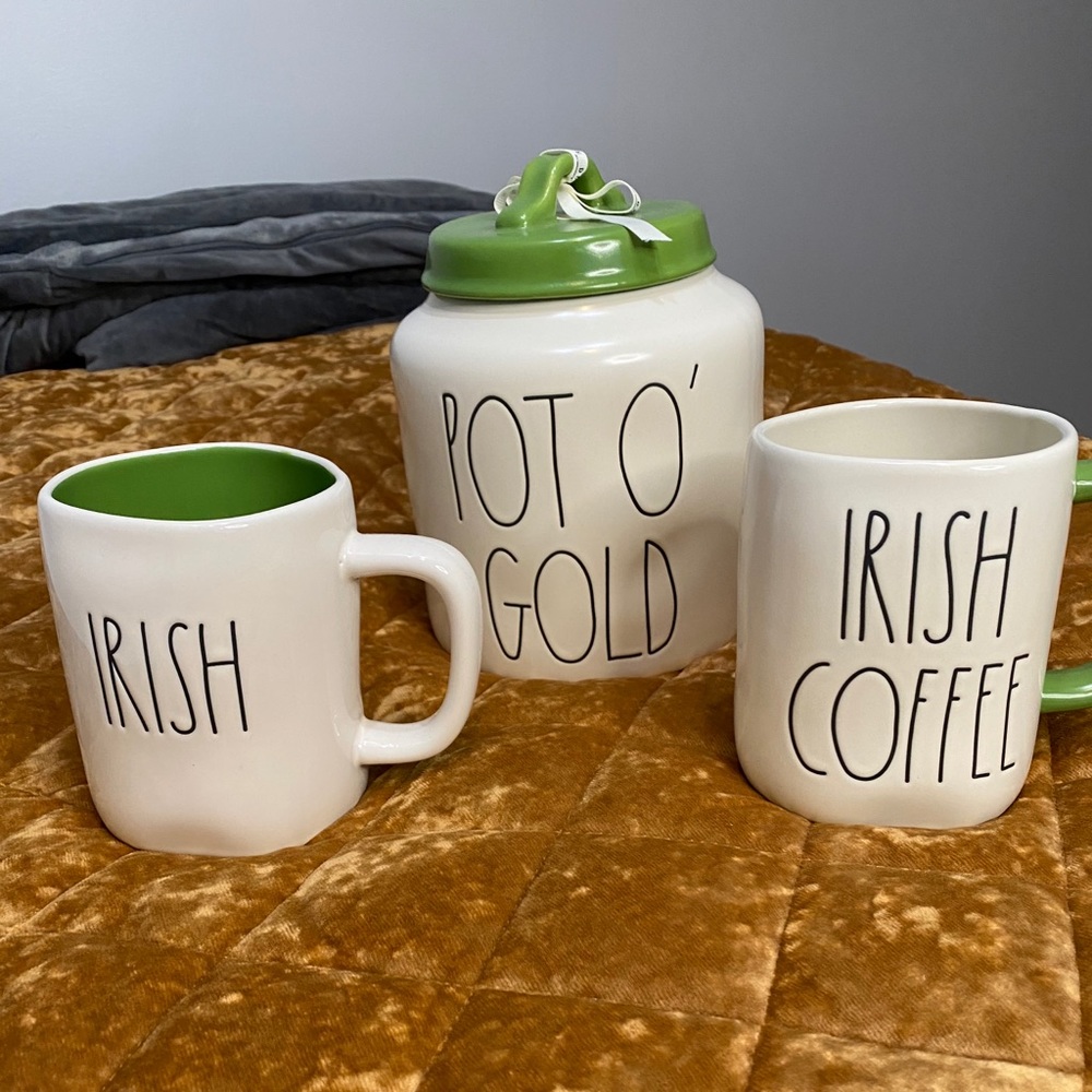 St. Patrick’s Day Rae Dunn set